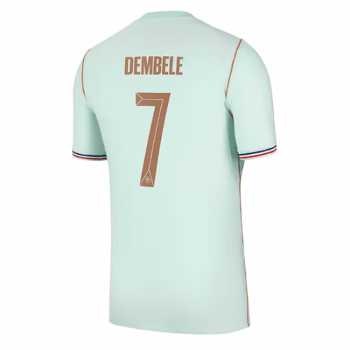 Billige Fotballdrakt Frankrike Ousmane Dembele #7 Replika Bortedrakt VM 2026 Kortermet Billige Fotballdrakt Frankrike Ousmane Dembele #7 Replika Bortedrakt VM 2026 Kortermet